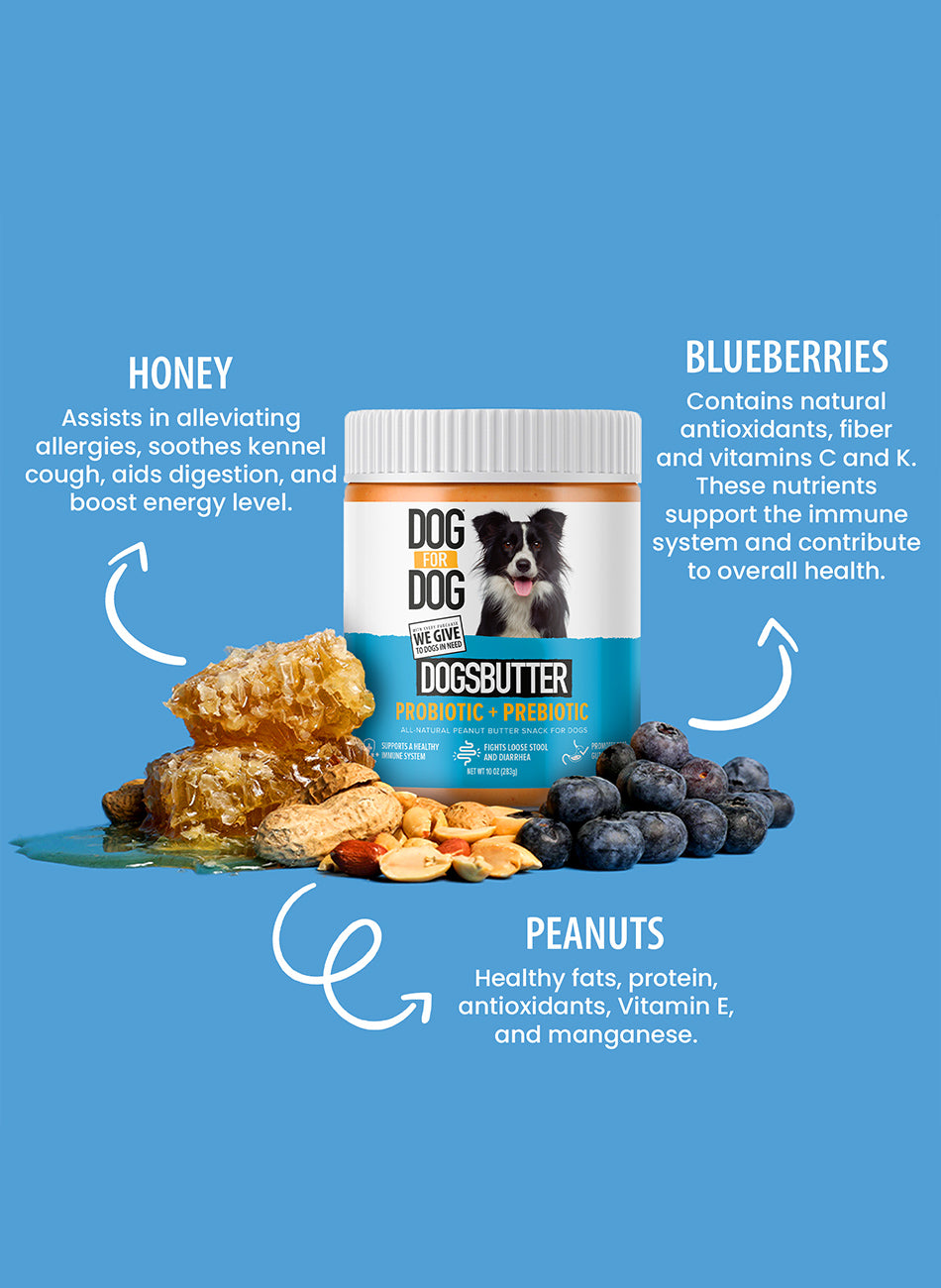 All-Natural Probiotic Prebiotic DogsButter 10oz - Main Image