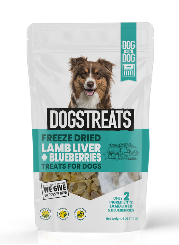 Lamb Liver & Blueberries Freeze Dried DogsTreats