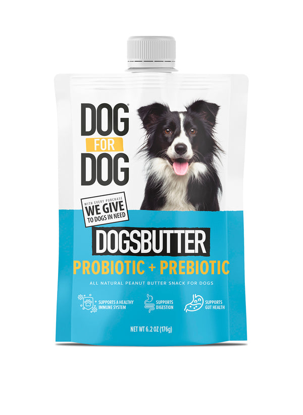 All-Natural Probiotic & Prebiotic DogsButter 6.2oz Pouch