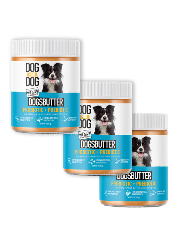 All-Natural Probiotic & Prebiotic DogsButter 10oz Bundle