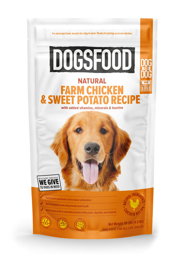 Farm Chicken & Sweet Potato DogsFood
