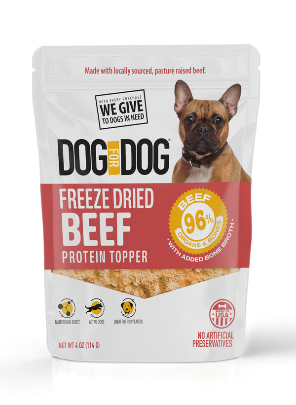 Freeze Dried Protein Topper Beef With Bone Broth